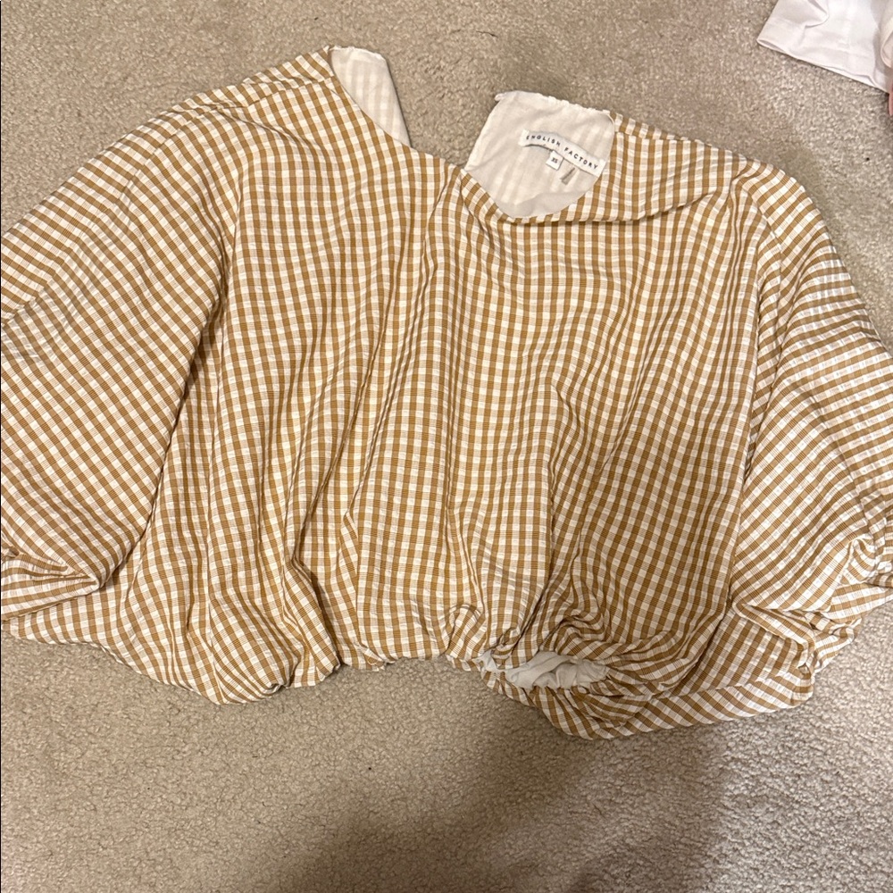 English Factory gingham top